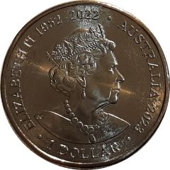 1 Dollar In the name of Elizabeth II, 6th portrait - North Melbourne Kangaroos