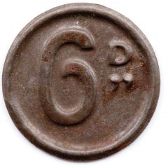 6 Pence Shopping Token