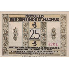 25 Pfennigs St. Magnus