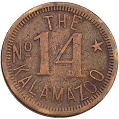 5 Cents - The No 14 Kalamazoo Chicago, Illinois