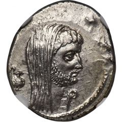 Denarius - Mark Antony P·SEPVLLIVS MACER