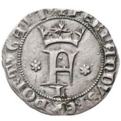 Meio Real `F` - Fernando I Lisboa mint