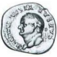 Denarius - Vespasian IMP XIX