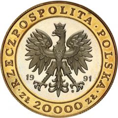 20 000 Zlotys Warsaw Mint