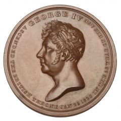 Medal - George IV Coronation, J.G. Hancock, bronze