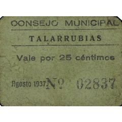 25 Céntimos Talarrubias