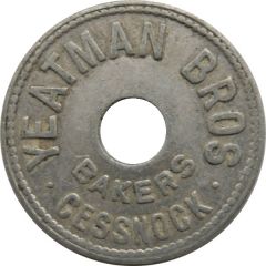 1 Loaf - Yeatman Bros. Bakers - Cessnock, NSW Co-operative Token