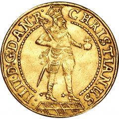 2 Ducats - Christian IV Hebræermønt