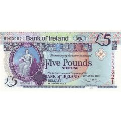 5 Pounds Bank of Ireland - Old Bushmills Distillery