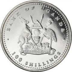 100 Shillings Ox, nickel plated steel