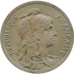 10 Centimes Daniel-Dupuis Essai en bronze argenté non daté