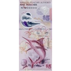5 Dollars - Charles III Blue marlin
