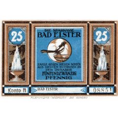 25 Pfennig Sparkasse