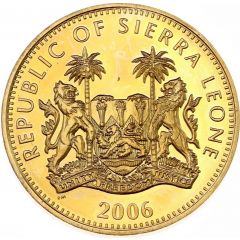 10 Dollars Elizabeth II presenting Football World Cup 1966