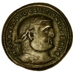 Nummus - Diocletianus large head type, GENIO POPVLI ROMANI, Heraclea