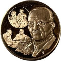 Medal - Jewish People`s History Levi Eshkol