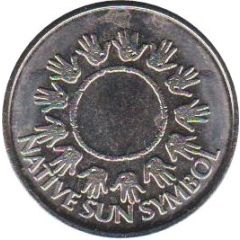 Token - Smithsonian Institution - Native Sun Symbol Washington, District of Columbia