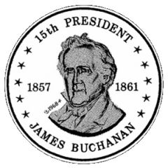 Token - Shell`s Mr. President Coin Game James Buchanan
