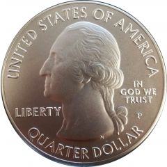 1/4 Dollar `Washington Quarter` Saratoga National Historical Park, New York - Silver 5 oz Bullion