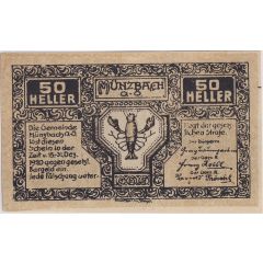 50 Heller Münzbach
