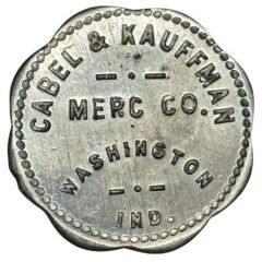 50 Cents - Cabel and Kauffman Merc Co. Washington, Indiana