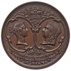 Medal - Victoria Golden Jubilee, bronze, 44mm