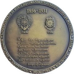 Medal - Navy Day 1981 - Henrique Lopes de Mendonça Portuguese Navy