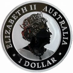 1 Dollar - Elizabeth II 6th Portrait - Australian Emu - Silver Bullion Coin