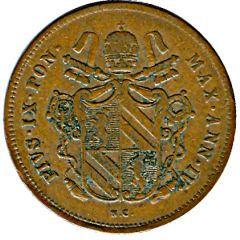 2 Baiocchi - Pio IX Open wreath
