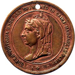 Medal - Queen Victoria Jubilee St Margarets and St John Westminster