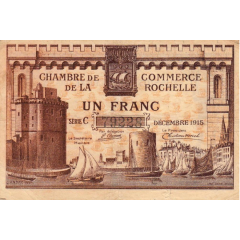 1 Franc - Chambre de Commerce de La Rochelle 17