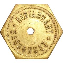 5 francs - restaurant Sansonnet - Paris [75]