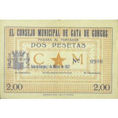 2 Pesetas Gata de Gorgos