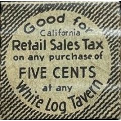 Retail Sales Tax on 5 Cents White Log Tavern