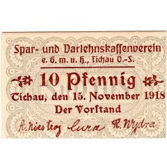 10 Pfennig Spar- und Darlehnskassenverein