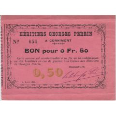 50 Centimes - Commune de Cornimont [88]