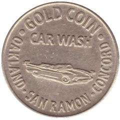 Token - Gold Coin Car Wash Oakland, California