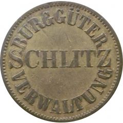 100 Pfennig - Schlitz Burggüter Verwaltung