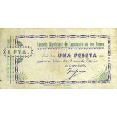 1 Peseta Lucainena de las Torres