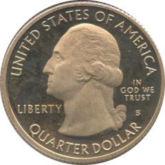 1/4 Dollar `Washington Quarter` Grand Canyon, Arizona