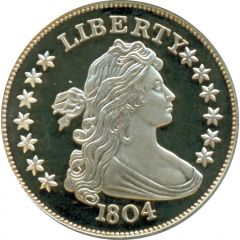 2 oz Silver America`s Rarest Coins - Draped Bust Dollar 1804