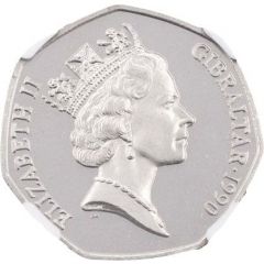 50 Pence - Elizabeth II Christmas, Mule of 1989 & 1990