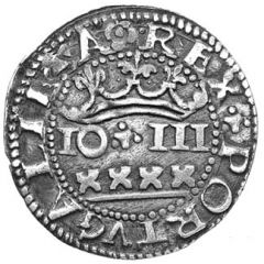 XXXX Reais `Real Português` - João III Cross with big quadrifoils, Porto mint