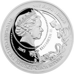 1 Dollar - Elizabeth II Falconry