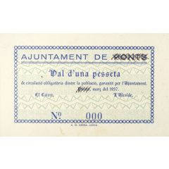 1 Peseta Vilanova de l`Aguda