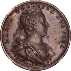 Maria Theresia - Hungarian coronation in Bratislava