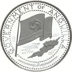 2 Dollars - Elizabeth II National flag