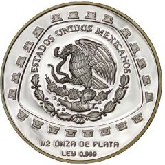 2 Pesos Jaguar - 1/2 oz Silver Bullion