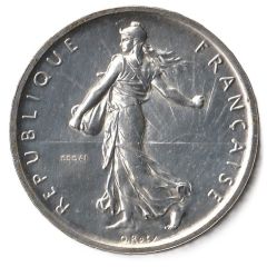 5 francs Semeuse Essai Argent grand 5