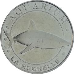 Jeton touristique - Monnaie de Paris - La Rochelle - L`aquariu Requin
